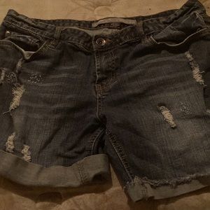 From refuge blue Jean shorts size 16 and good quality